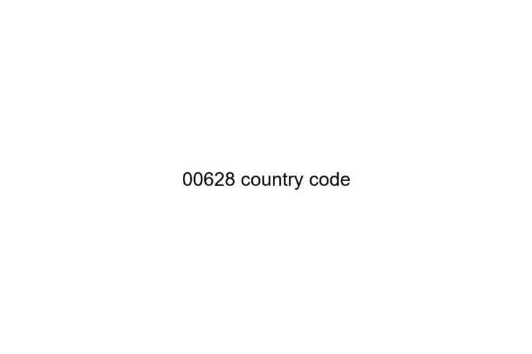 00628 country code