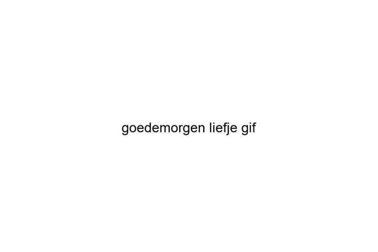 goedemorgen liefje gif