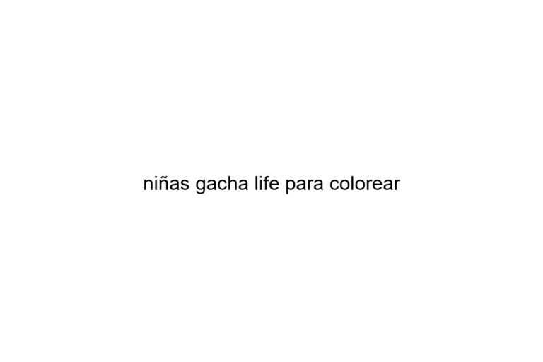 nias gacha life para colorear