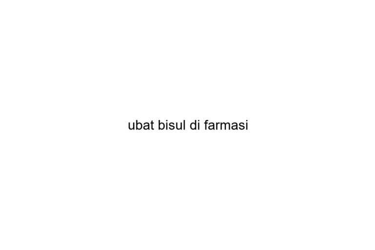 ubat bisul di farmasi