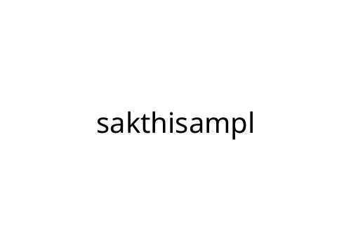sakthisampl