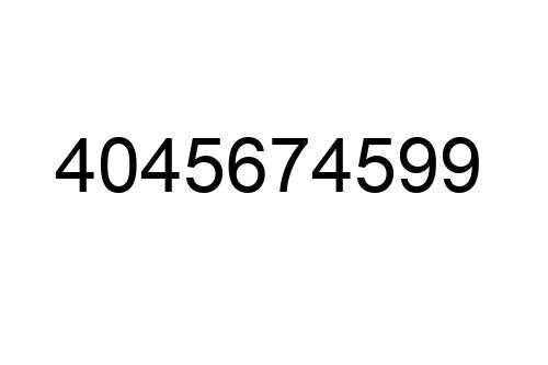 4045674599