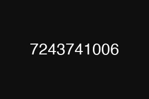 7243741006