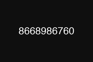 8668986760